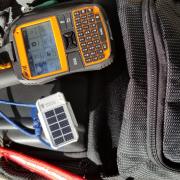GSatSolar - Tagged to a backpack